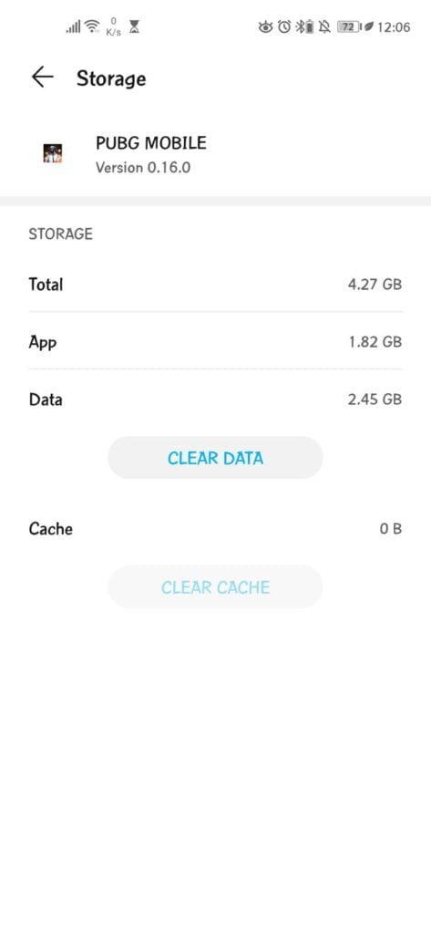 Clear PUBG Mobile Cache & Data